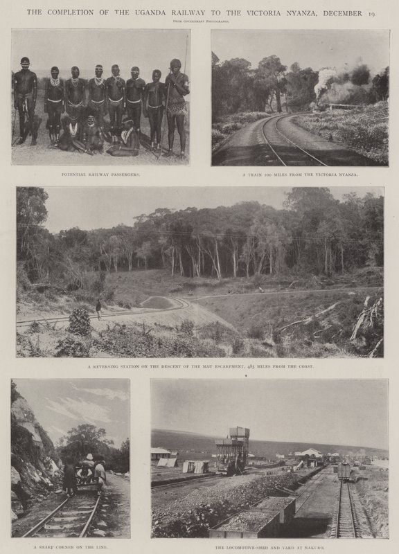 Zakończenie budowy linii kolejowej Uganda do Victoria Nyanza, 19 grudnia autorstwa English Photographer