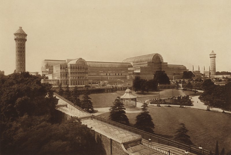 Kryształowy Pałac, Sydenham autorstwa English Photographer