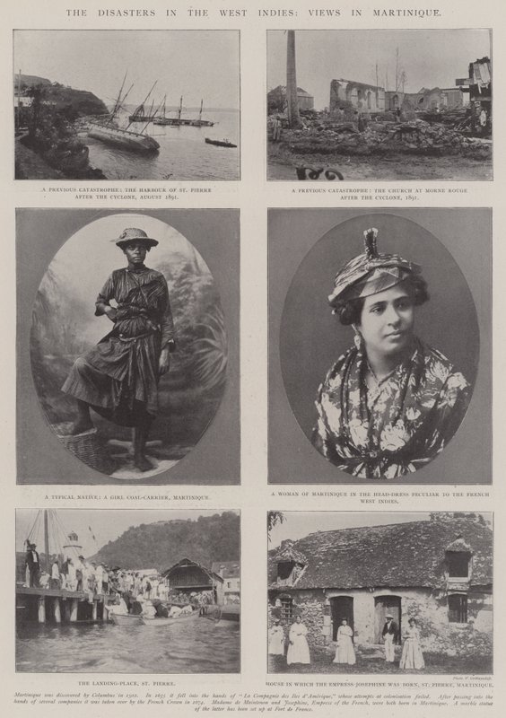 Katastrofy w Indiach Zachodnich, widoki na Martynice autorstwa English Photographer