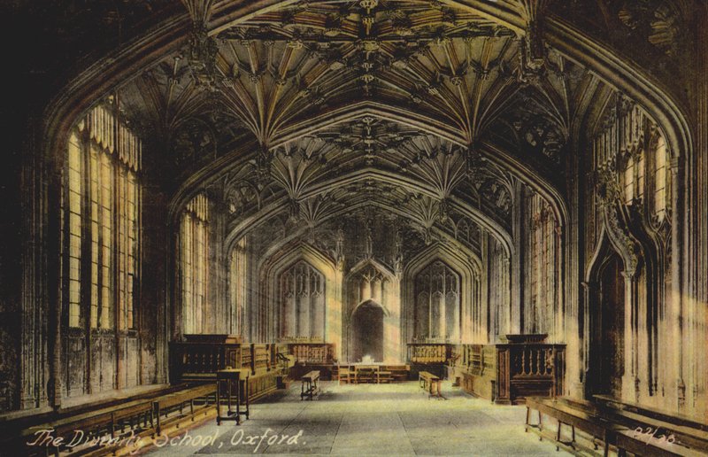 The Divinity School, Oxford (zdjęcie kolorowe) autorstwa English Photographer