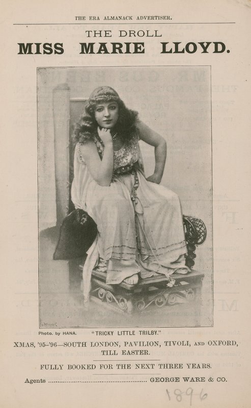 The Droll Miss Marie Lloyd autorstwa English Photographer