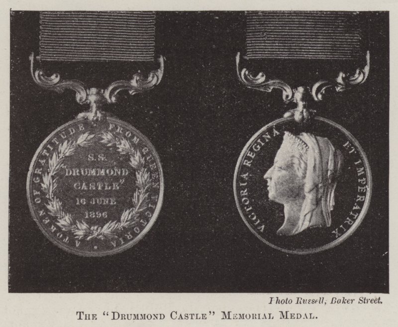 Medal pamiątkowy zamku Drummond autorstwa English Photographer