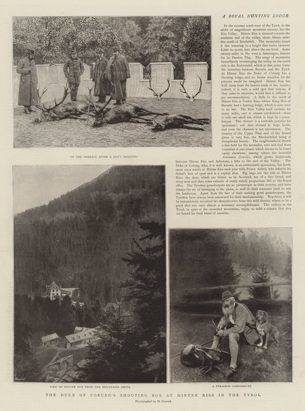 Strzelnica Duke of Coburgs w Hinter Riss w Tyrolu autorstwa English Photographer
