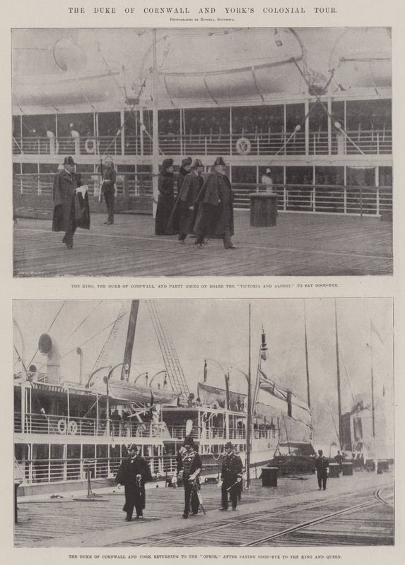 Duke of Cornwall and Yorks Colonial Tour autorstwa English Photographer