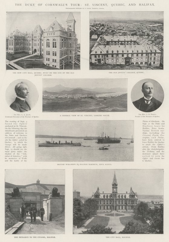 Wycieczka po Duke of Cornwalls, St Vincent, Quebec i Halifax autorstwa English Photographer