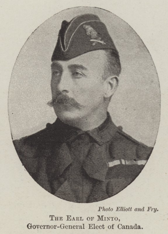 Earl of Minto, gubernator generalny-elekt Kanady autorstwa English Photographer