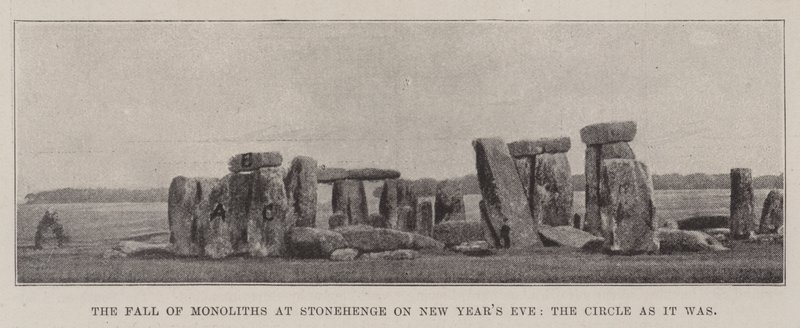 Upadek Monolitów w Stonehenge w sylwestra, Krąg jaki był autorstwa English Photographer