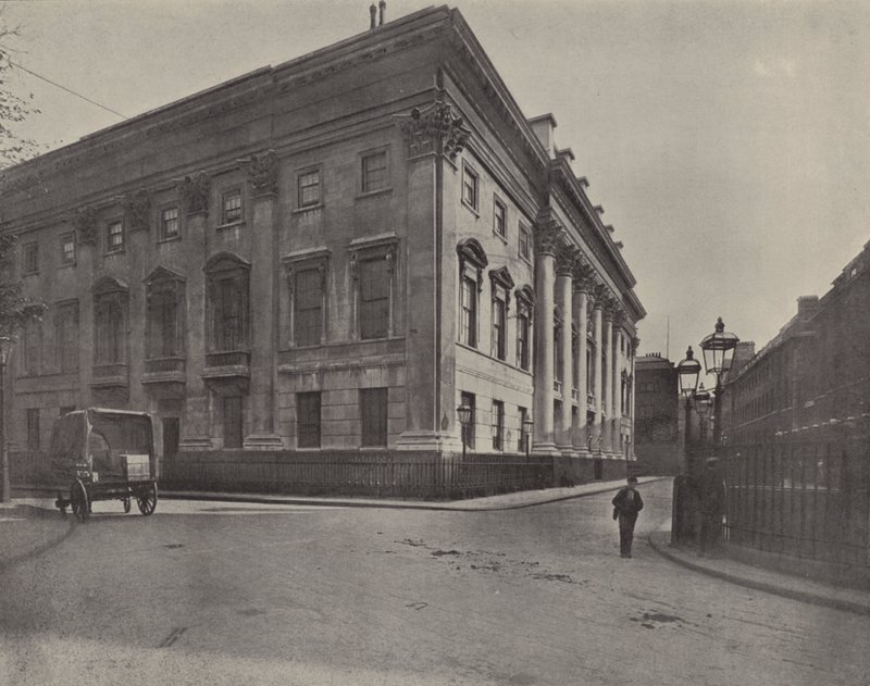 Hala Złotników (zdjęcie czarno-białe) autorstwa English Photographer