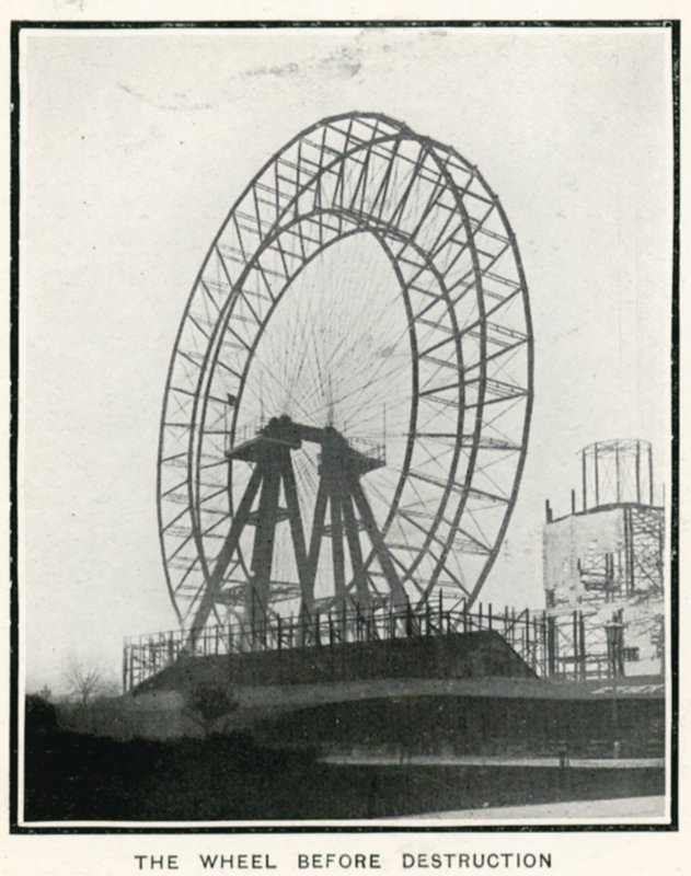 Wielkie Koło w Earls Court w Londynie; z „Sfery”, 13 kwietnia 1907 autorstwa English Photographer