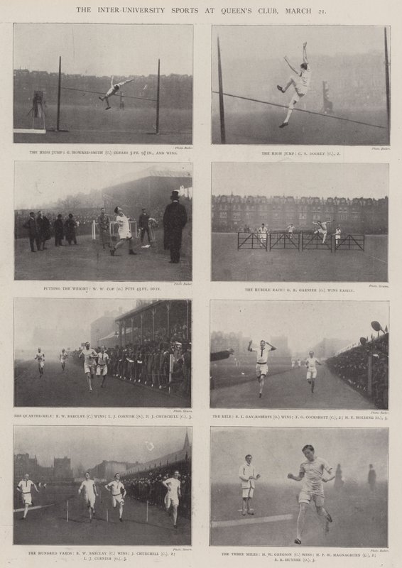 Międzyuczelniane Sporty w Queens Club, 21 marca autorstwa English Photographer