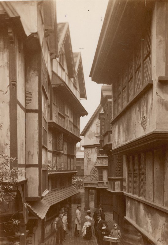 Międzynarodowa Wystawa Zdrowia w South Kensington: Reprodukcja Londynu w dawnych czasach autorstwa English Photographer