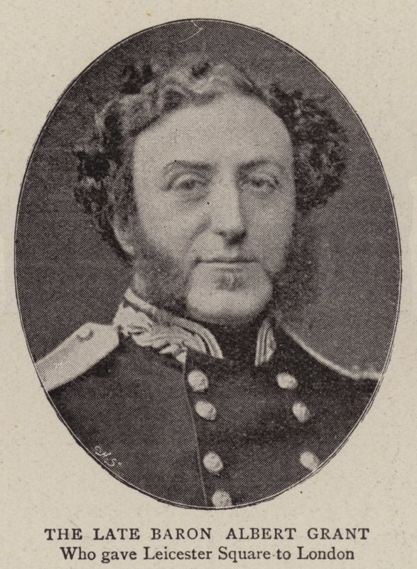 Późny Baron Albert Grant autorstwa English Photographer