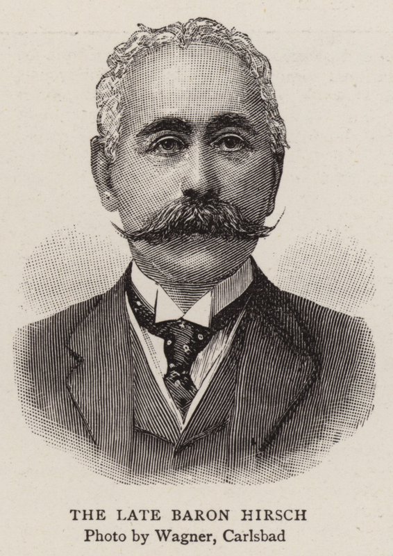 Zmarły baron Hirsch autorstwa English Photographer