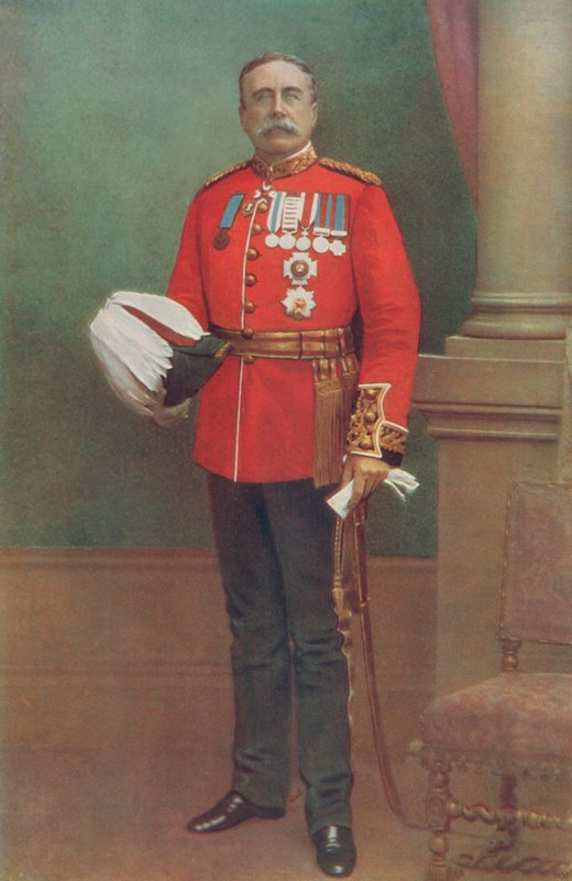 Zmarły generał Sir W.S.A. Lockhart. Naczelny dowódca w Indiach autorstwa English Photographer
