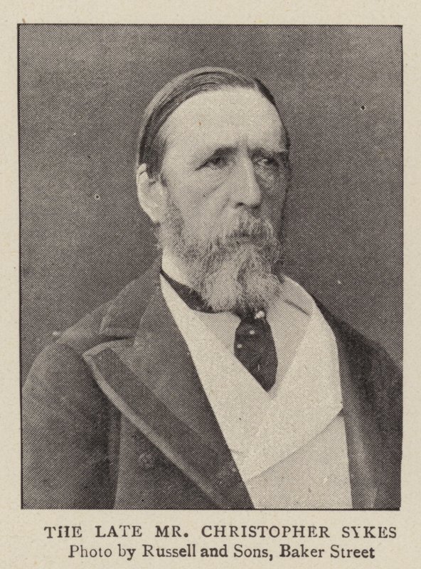 Późny pan Christopher Sykes autorstwa English Photographer