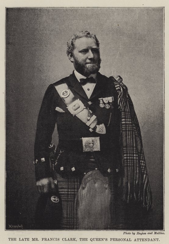 Nieżyjący już pan Francis Clark, osobisty opiekun Queens autorstwa English Photographer