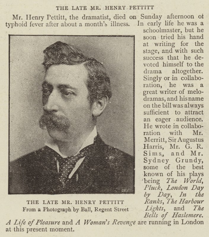 Nieżyjący pan Henry Pettitt autorstwa English Photographer