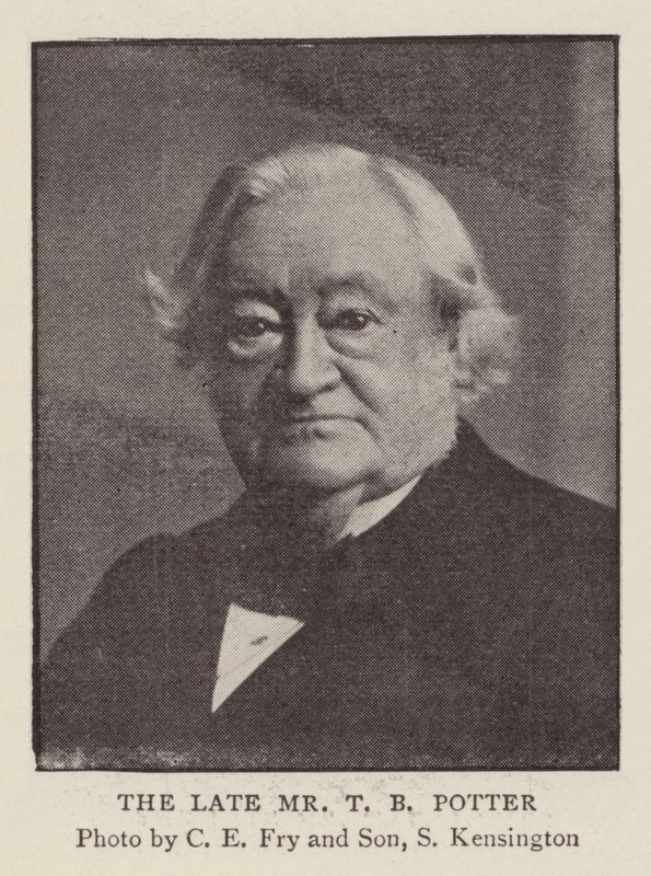 Późny pan T B Potter autorstwa English Photographer