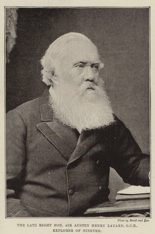 Szanowny Panie Austen Henry Layard, GCB, odkrywca Niniwy autorstwa English Photographer