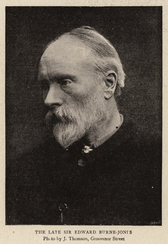 Późny Sir Edward Burne-Jonts autorstwa English Photographer