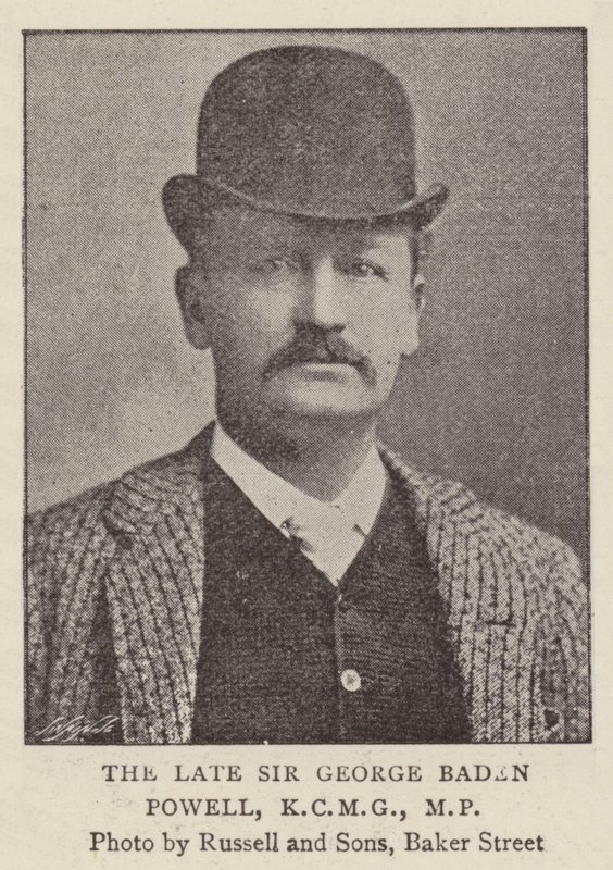 Późny Sir George Baden autorstwa English Photographer