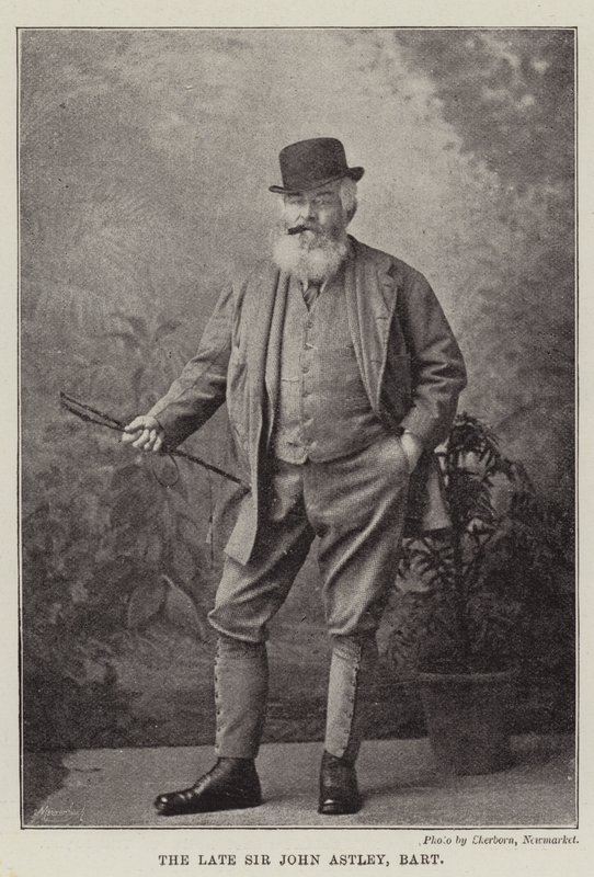 Nieżyjący sir John Astley, Baronet autorstwa English Photographer