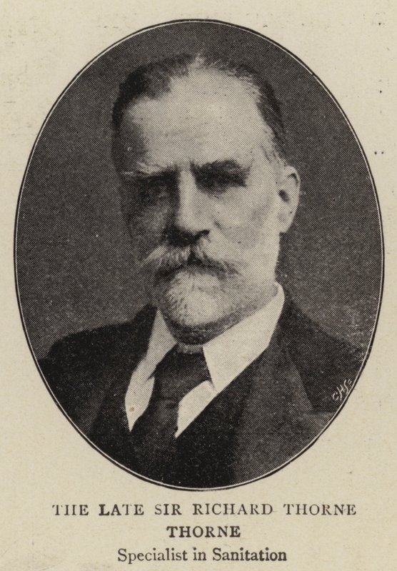 Późny Sir Richard Thorne Thorne autorstwa English Photographer