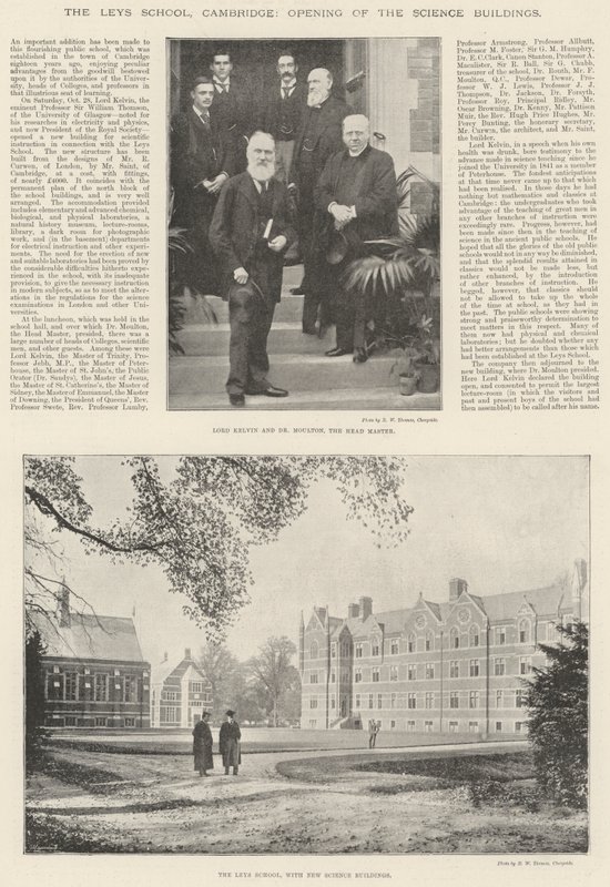 Szkoła Leys, Cambridge, otwarcie budynków naukowych autorstwa English Photographer