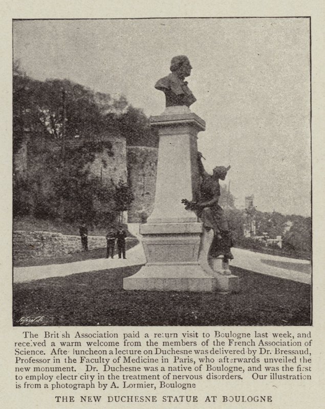Nowa statua Duchesne w Boulogne autorstwa English Photographer