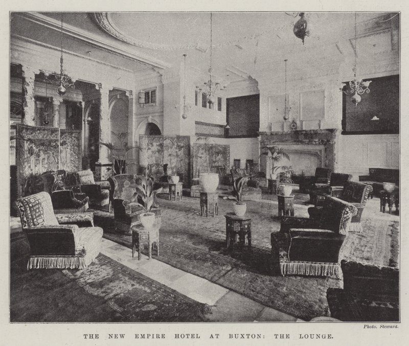The New Empire Hotel w Buxton, The Lounge autorstwa English Photographer