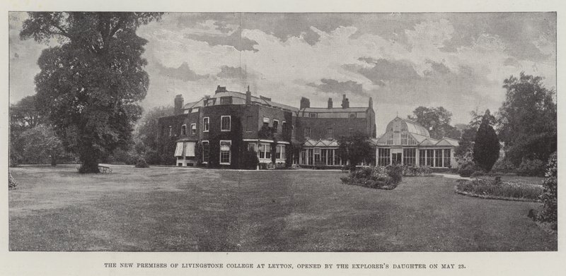 Nowa siedziba Livingstone College w Leyton, otwarta przez Córkę Odkrywców 23 maja autorstwa English Photographer