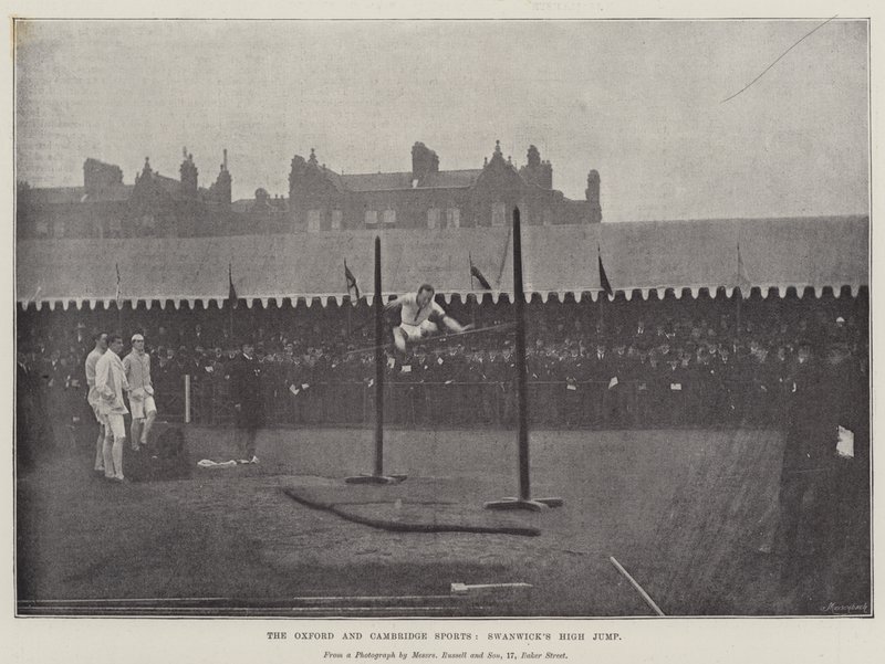 Oxford i Cambridge Sports, Swanwicks High Jump autorstwa English Photographer
