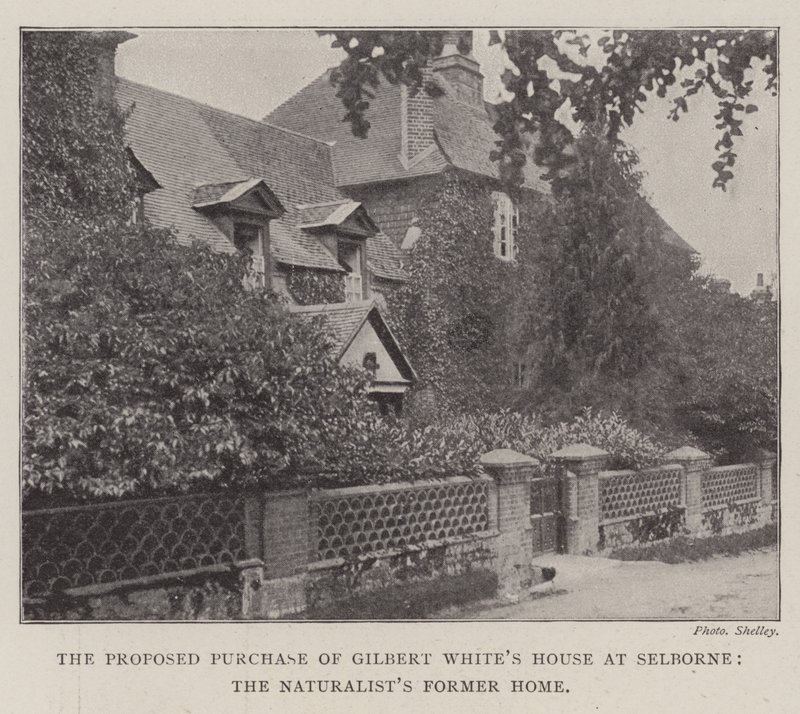 Proponowany zakup Gilbert Whites House w Selborne, dawny dom przyrodników autorstwa English Photographer
