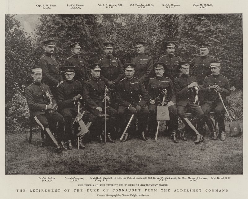 Odejście księcia Connaught z dowództwa Aldershot autorstwa English Photographer