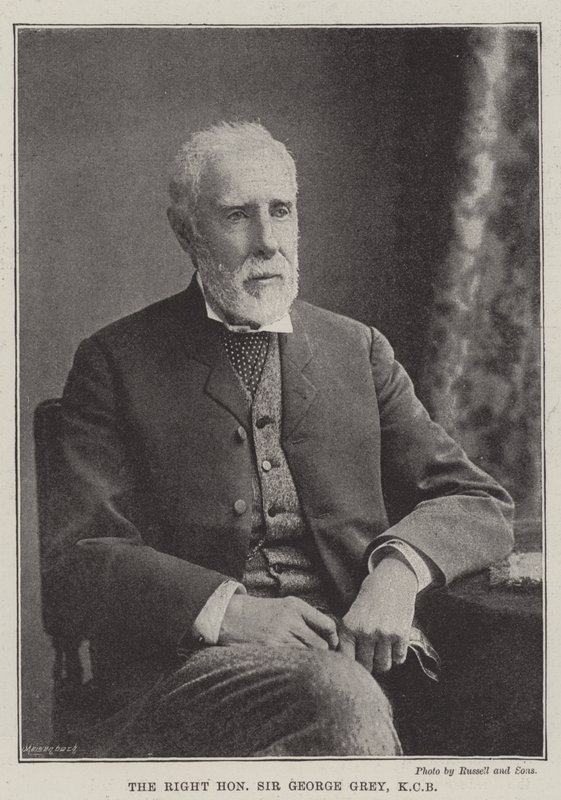 Wielce Szanowny Sir George Grey, KCB autorstwa English Photographer