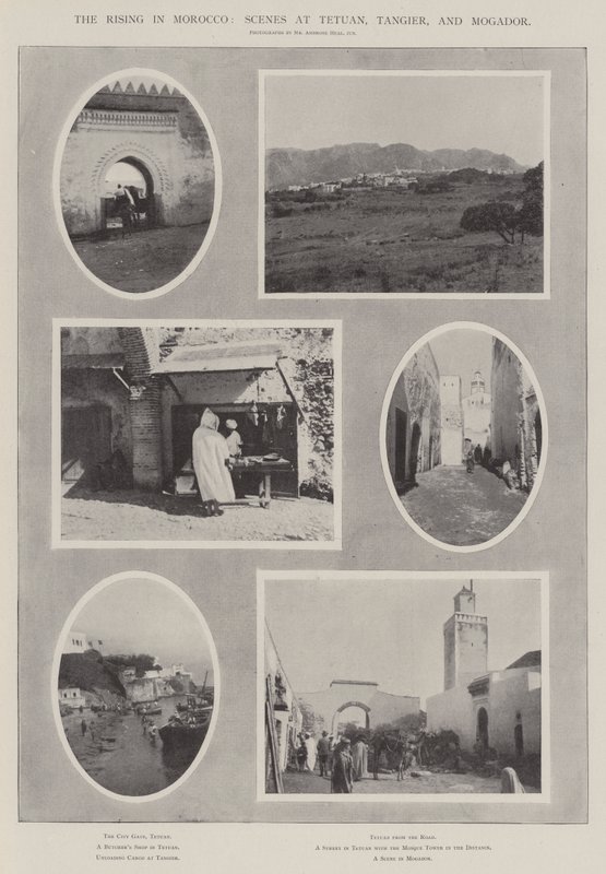 Powstanie w Maroku, Sceny w Tetuanie, Tangerze i Mogador autorstwa English Photographer