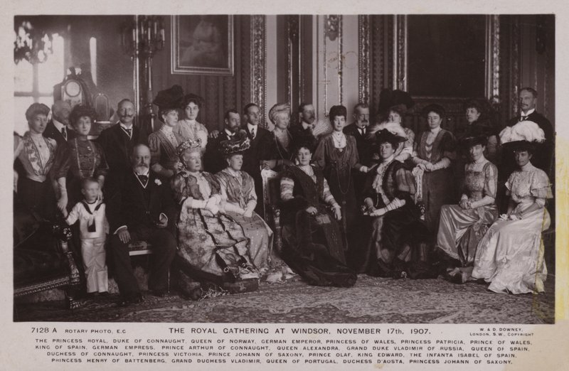Królewskie zgromadzenie w Windsor, 17 listopada 1907 autorstwa English Photographer