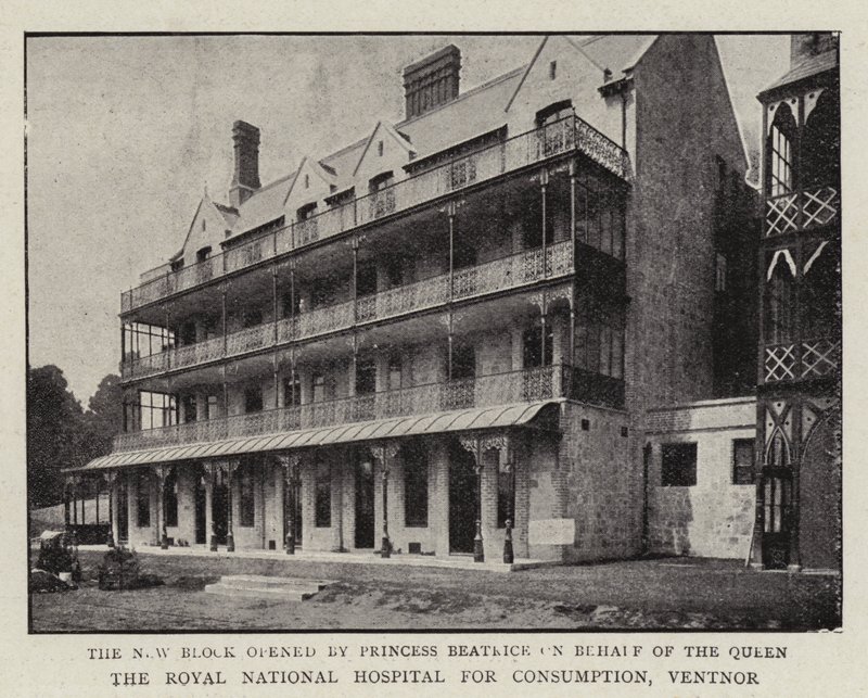 Królewski Narodowy Szpital Konsumpcyjny, Ventnor autorstwa English Photographer