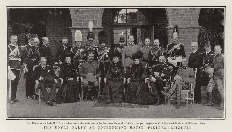 Partia Królewska w Domu Rządowym, Pietermaritzburg autorstwa English Photographer