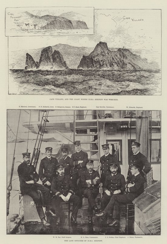 Wrak HMS Serpent autorstwa English Photographer