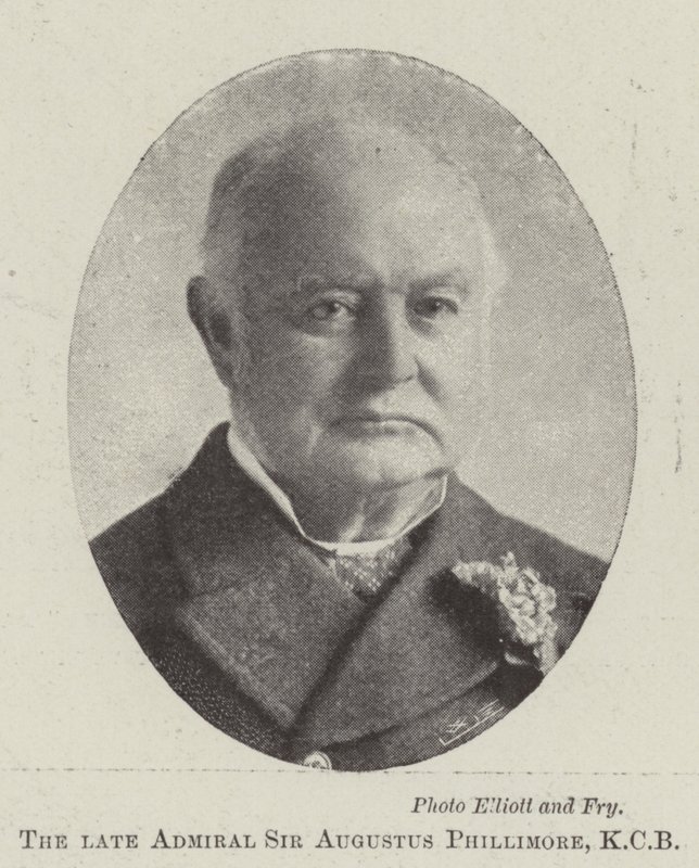 Nieżyjący już admirał Sir Augustus Phillimore, KCB autorstwa English Photographer