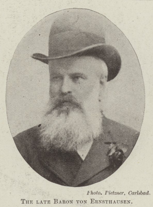 Nieżyjący już baron von Ernsthausen autorstwa English Photographer