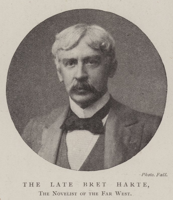 Nieżyjący już Bret Harte, powieściopisarz Dalekiego Zachodu autorstwa English Photographer