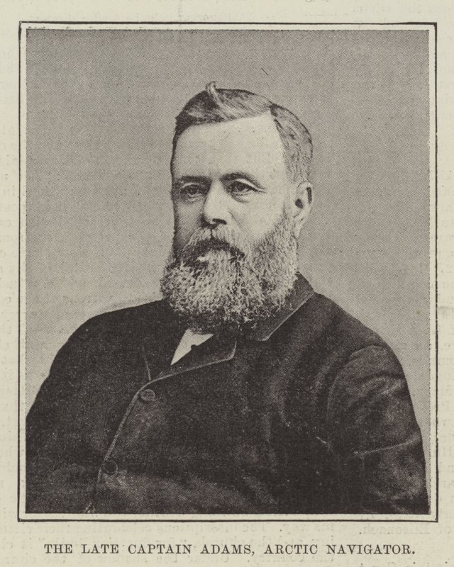 Nieżyjący już kapitan Adams, Arctic Navigator autorstwa English Photographer