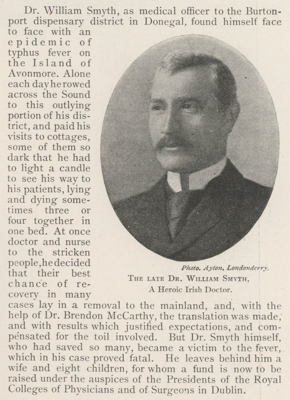 Nieżyjący już dr William Smyth, bohaterski irlandzki lekarz autorstwa English Photographer
