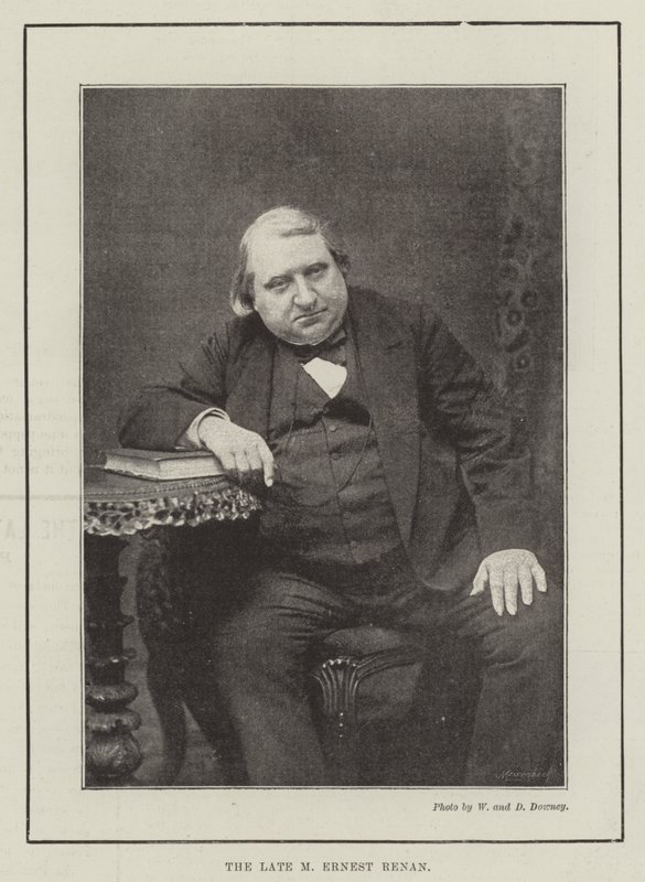 Nieżyjący już pan Ernest Renan autorstwa English Photographer