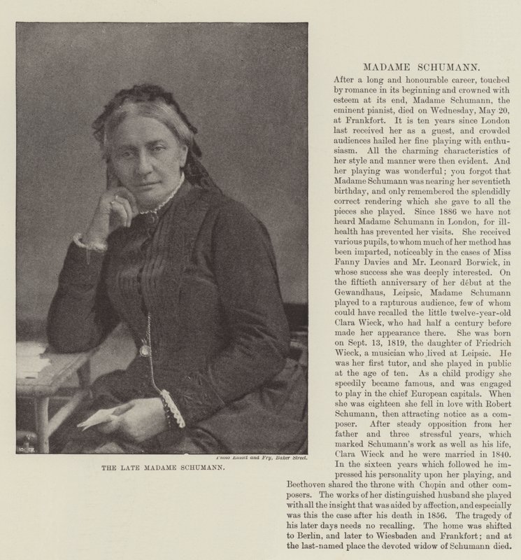 Nieżyjąca Madame Schumann autorstwa English Photographer