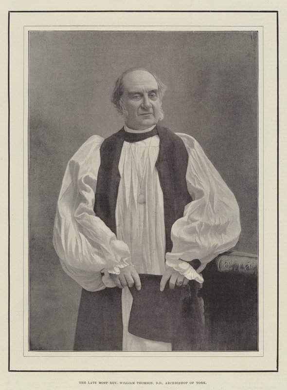 Nieżyjący już bp William Thomson, DD, arcybiskup Yorku autorstwa English Photographer