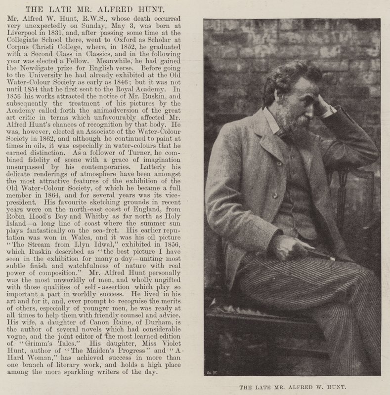 Nieżyjący już pan Alfred W Hunt autorstwa English Photographer