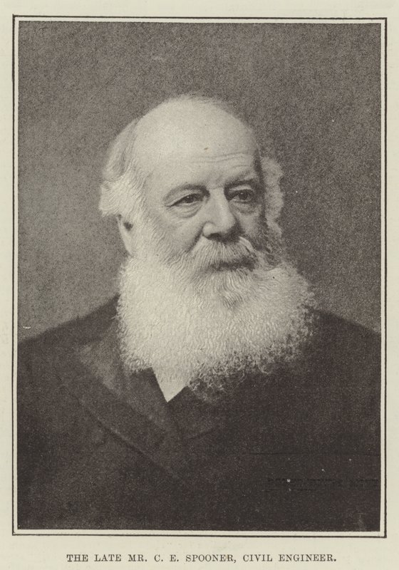 Nieżyjący już pan C E Spooner, inżynier budownictwa autorstwa English Photographer